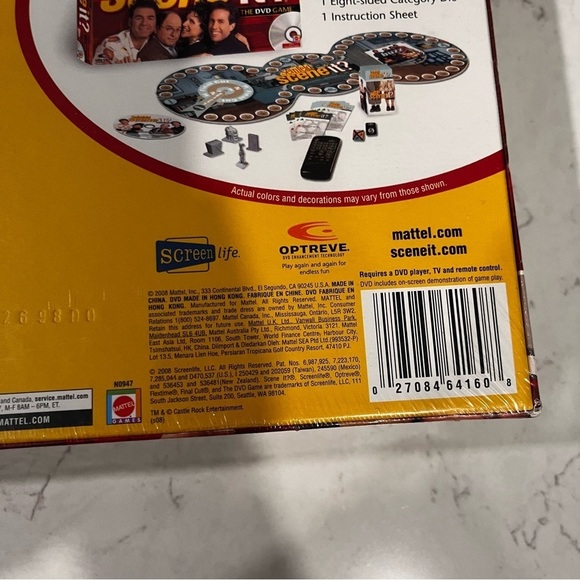 SEINFELD Scene It DVD Sealed Board Game 2008 Mattel - Picture 10 of 14